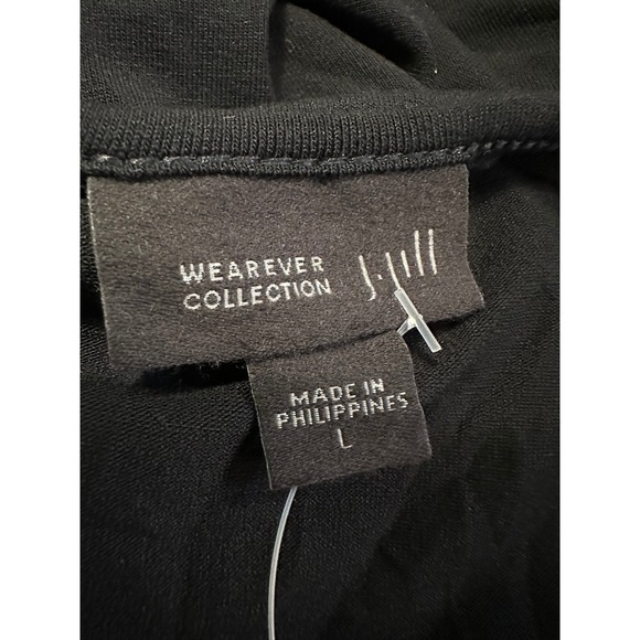 J. Jill Wearever Collection Womens Tank Top Large Layering Minimalist Black - Picture 6 of 6